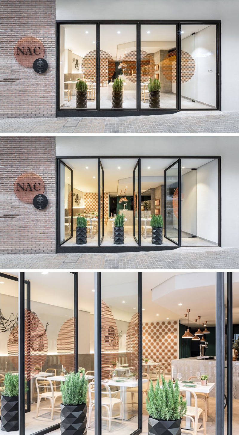 See how NAC’s folding window facade connects its dining room to the street and terrace for an adaptable day-to-night experience.