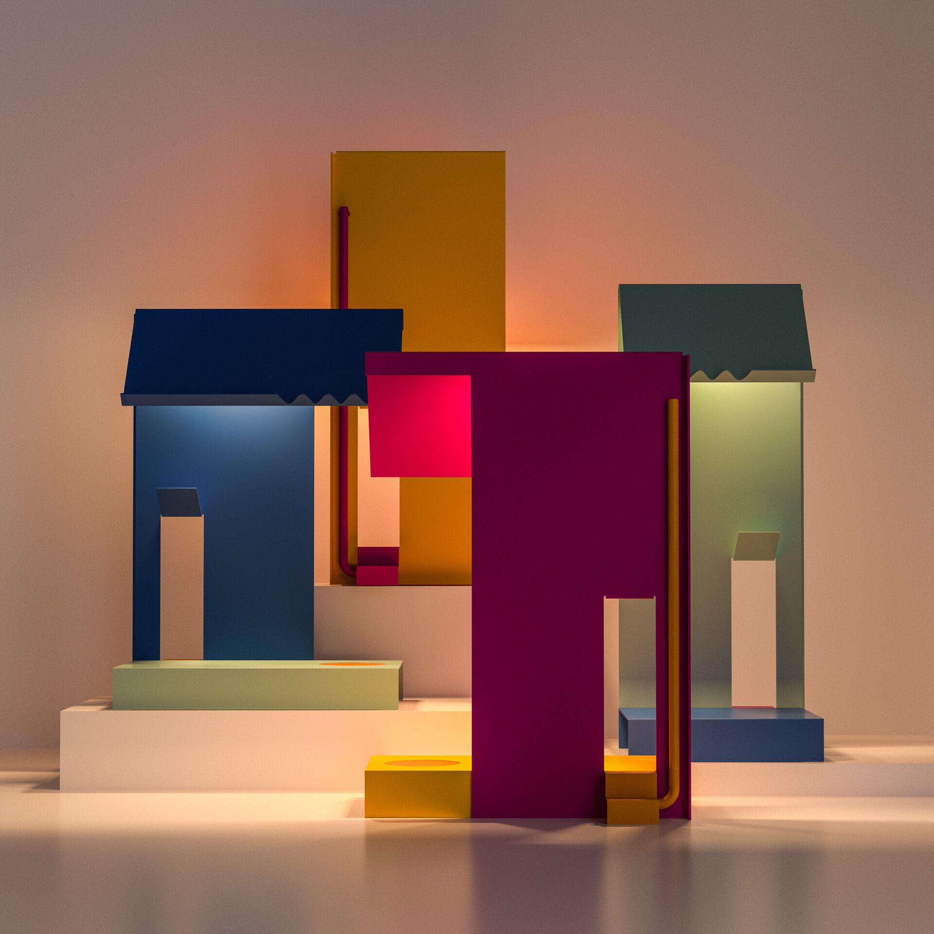 Cinqueterre Multifunctional Table Lamp by Francesco Cappuccio