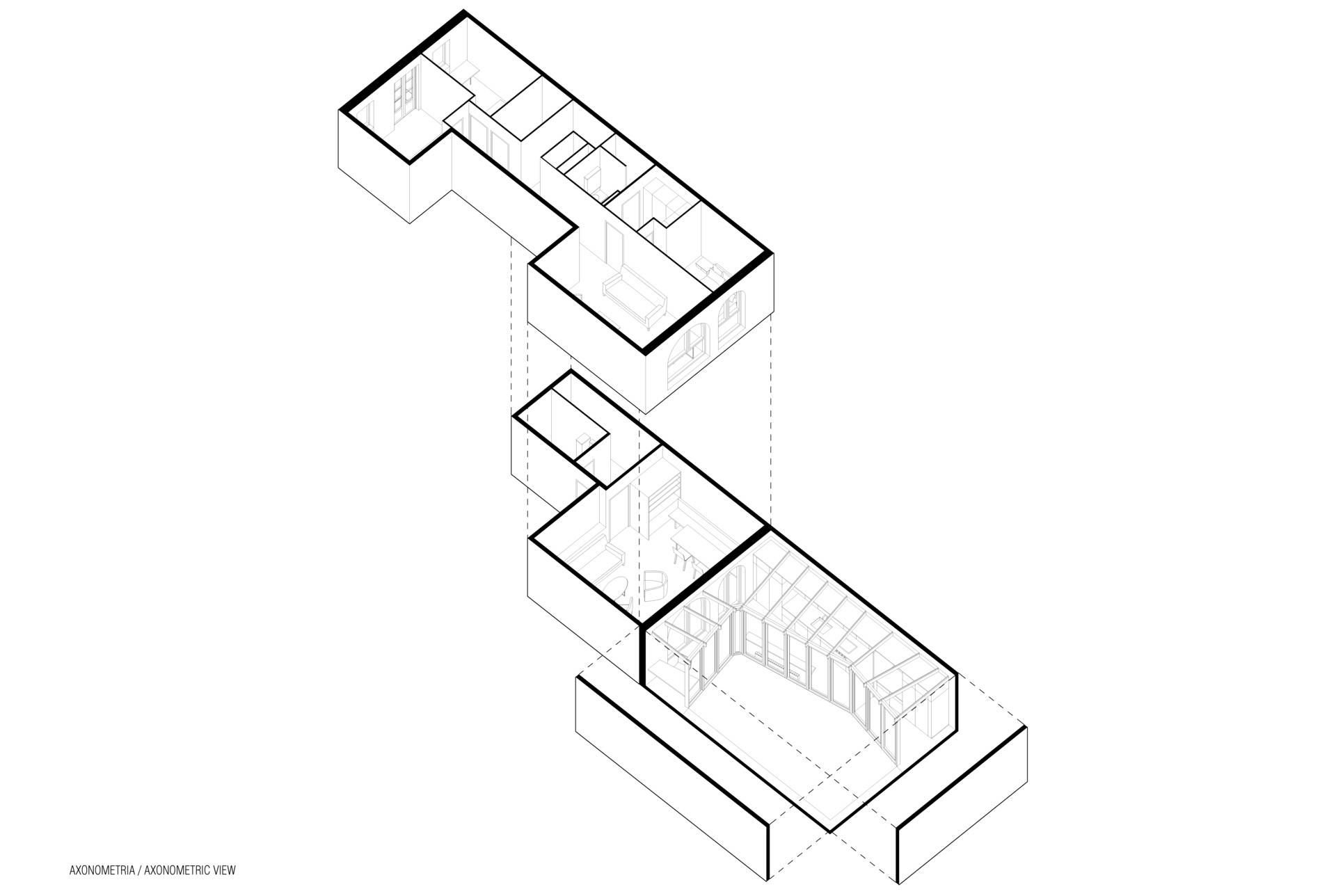 Architectural drawings for a home renovation and extension.