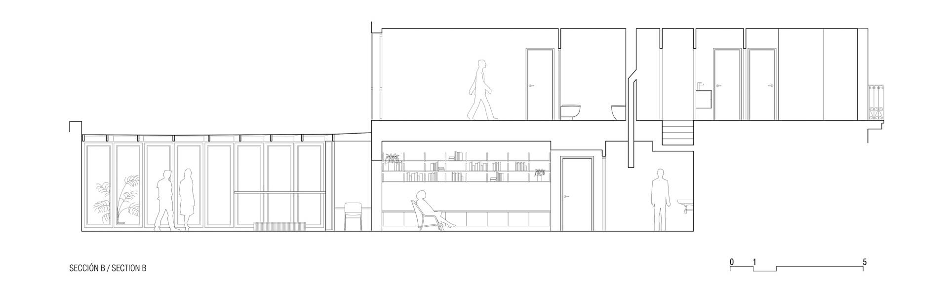 Architectural drawings for a home renovation and extension.