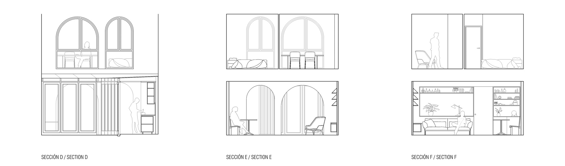Architectural drawings for a home renovation and extension.