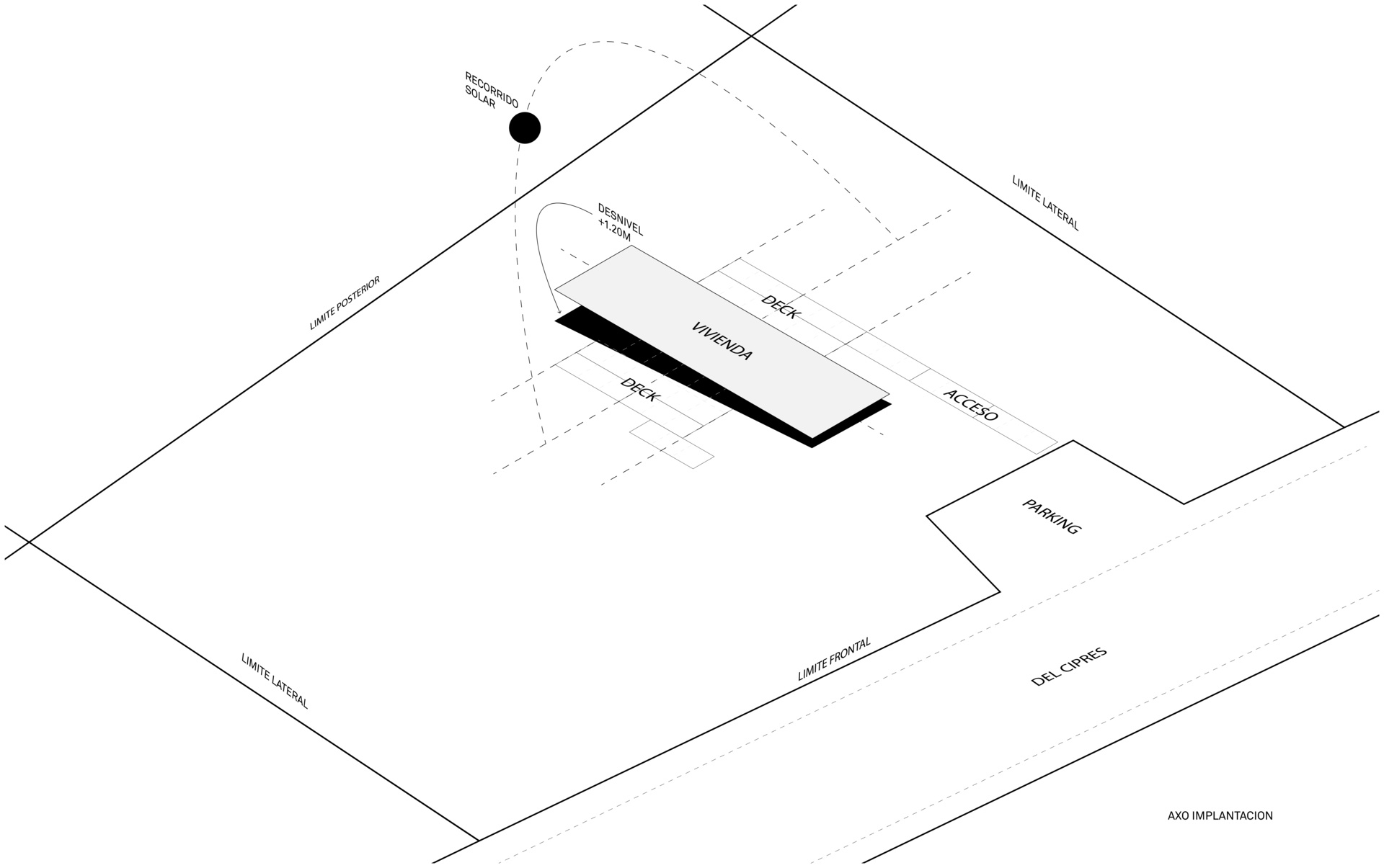 Architectural drawings of a small prefab home.