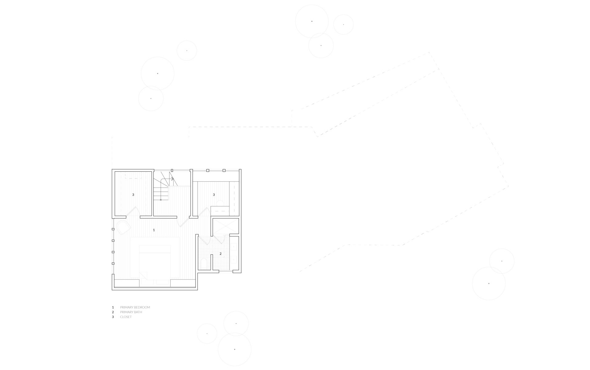 The drawings reveal how AAmp’s interventions reshaped the house without losing its mid-century essence.