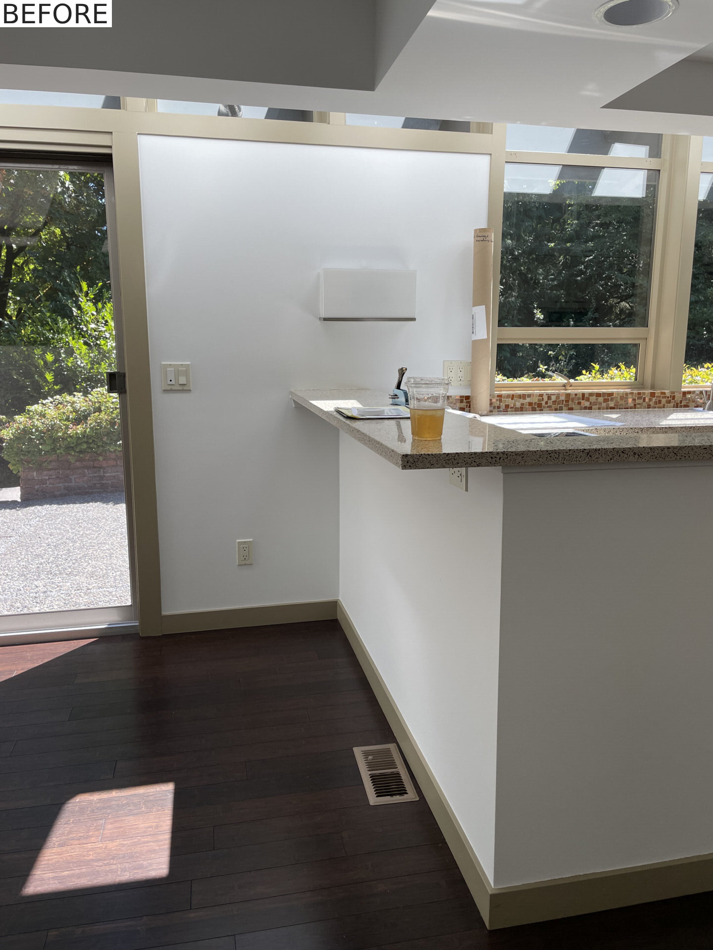 BEFORE - A kitchen before it received a modern renovation.