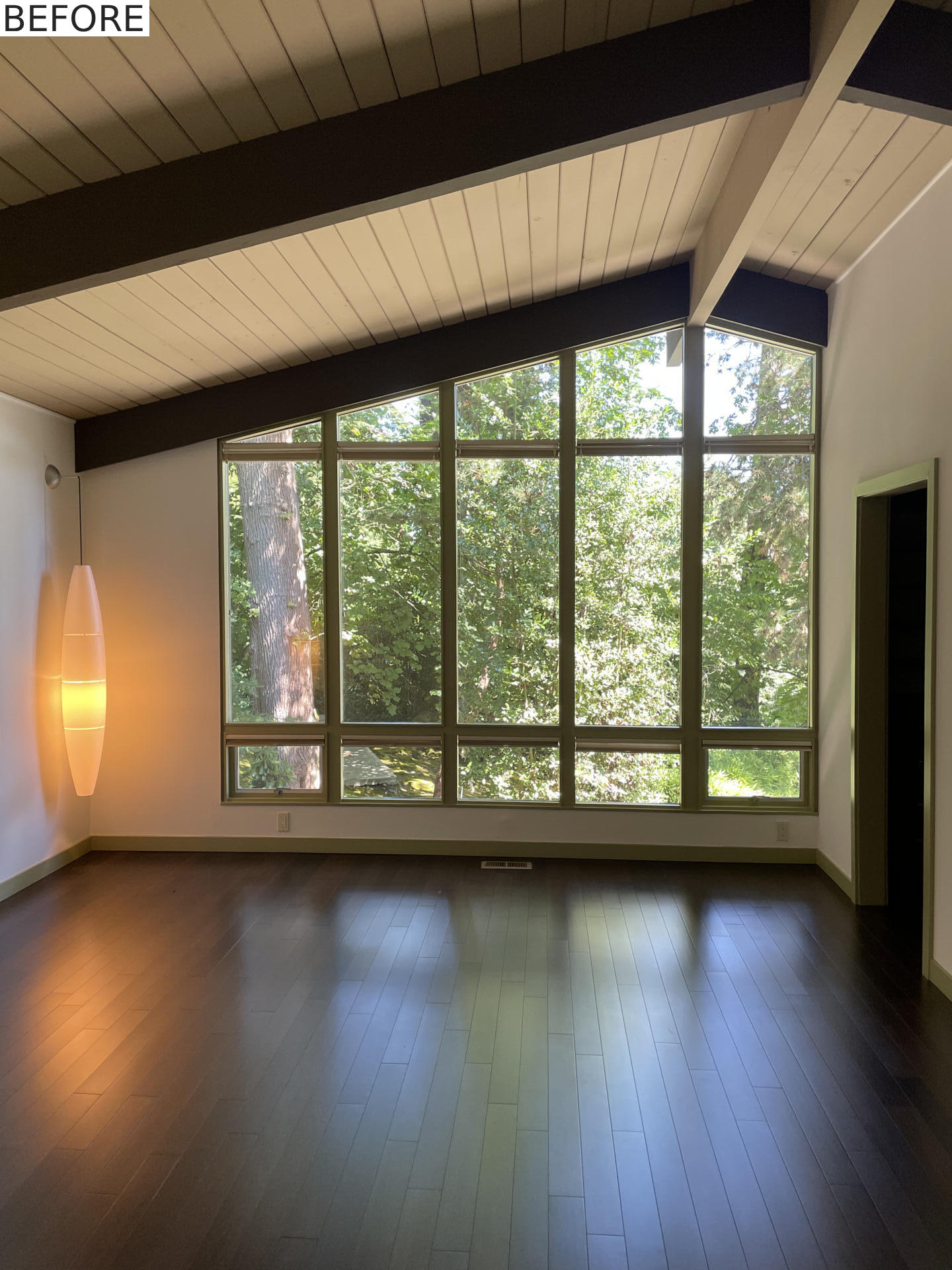 BEFORE - A bedroom before it received a modern renovation.