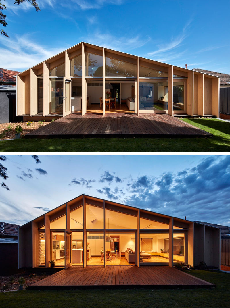 A clever Melbourne house extension reimagines the classic lean-to form with modern efficiency.