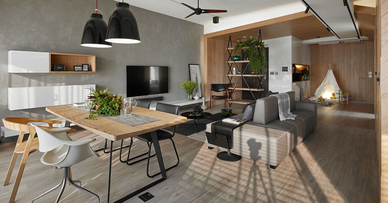 Clever Storage and Playful Details Define This Taipei Family Home