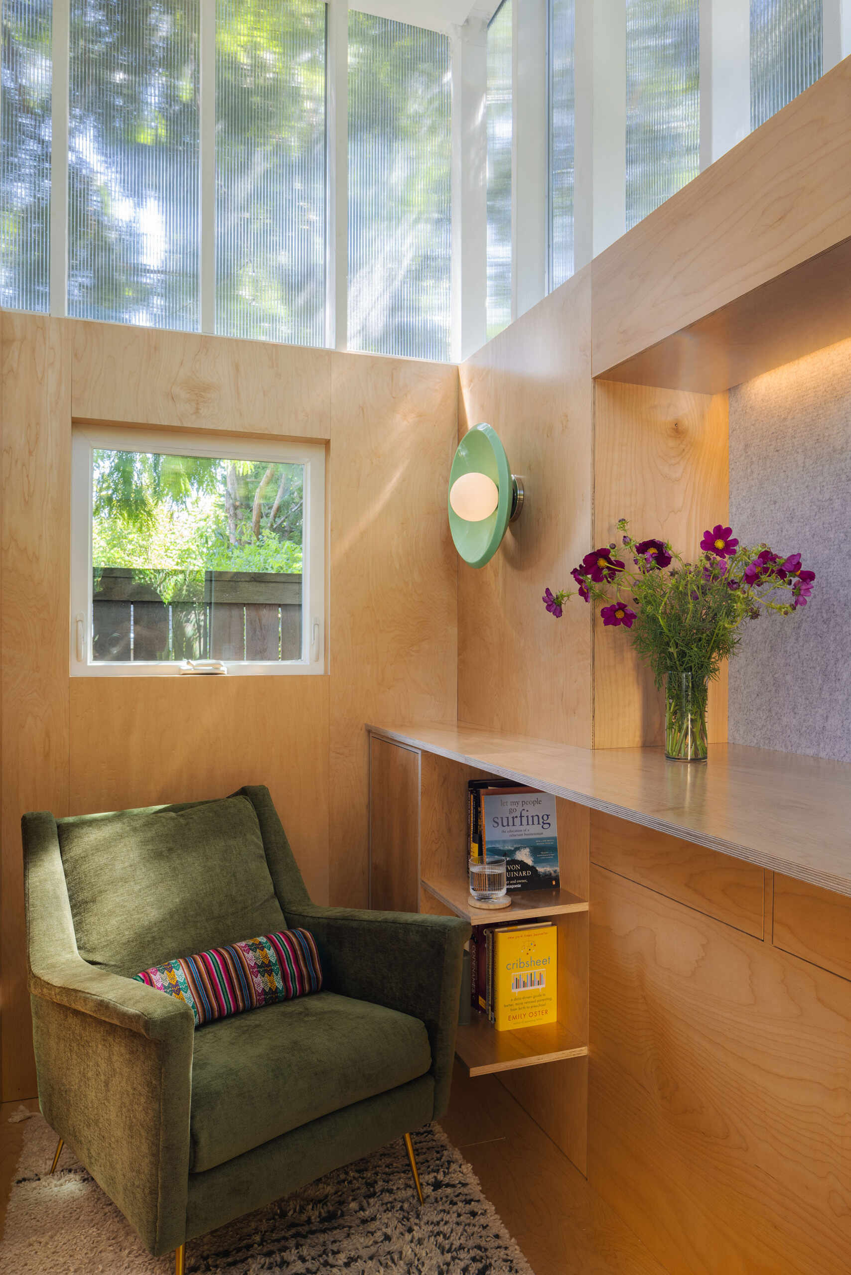 Step inside the finished WORK_shed, a light-filled backyard office designed for two. With cedar cladding, glowing clerestory panels, and warm birch interiors, this tiny structure feels calm, connected, and beautifully crafted.