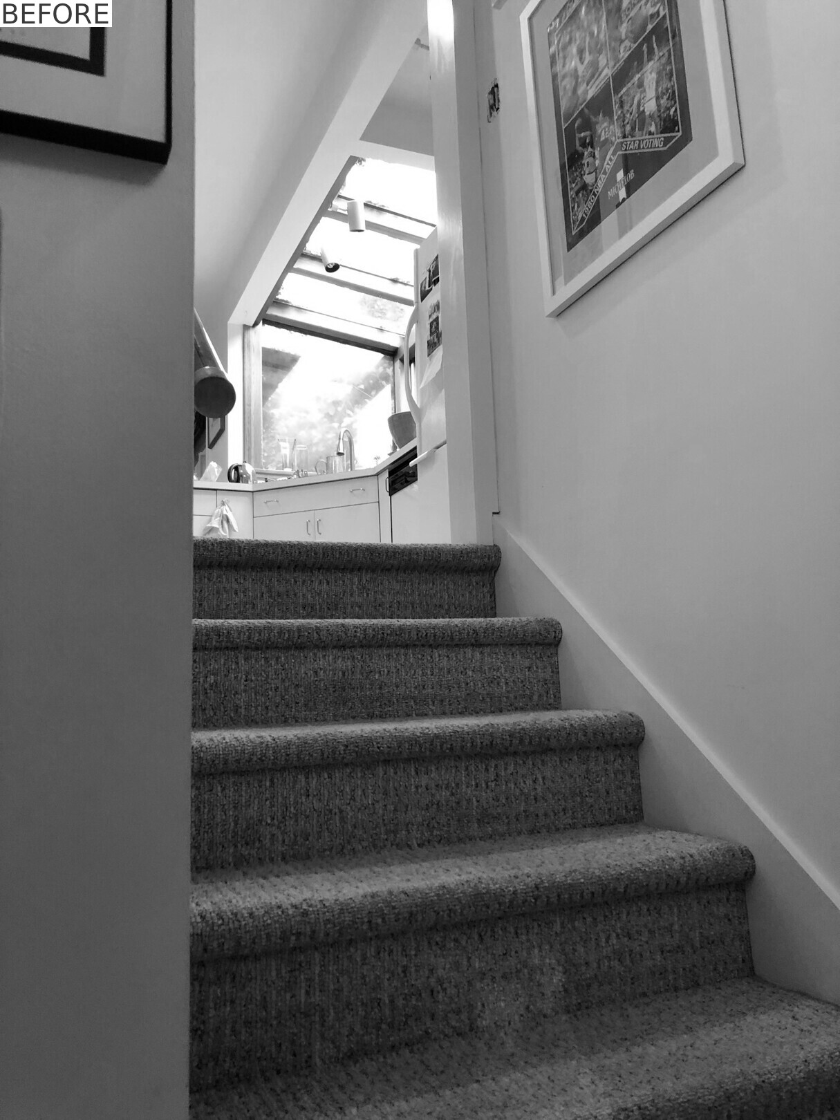 BEFORE - A reimagined basement with an ADU provides flexible living for extended family.