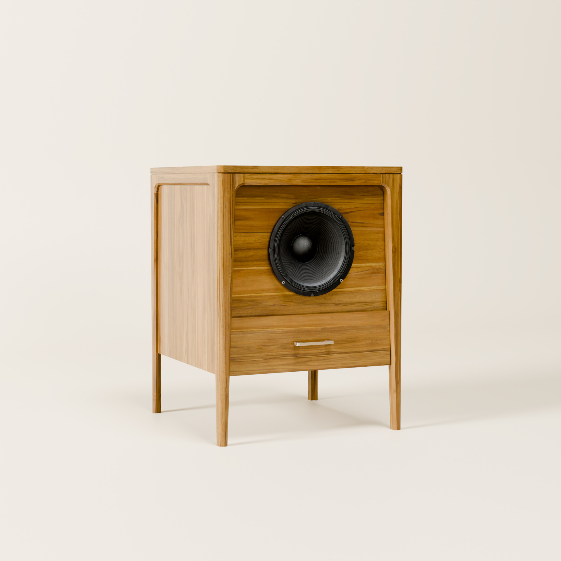 Sonoforma turns guitar amps into sculptural furniture you’ll actually want in your living room. Designed by Mike Nopper, these solid teak pieces merge mid-century warmth with studio-quality sound, proving that high performance and good design can share the same space.