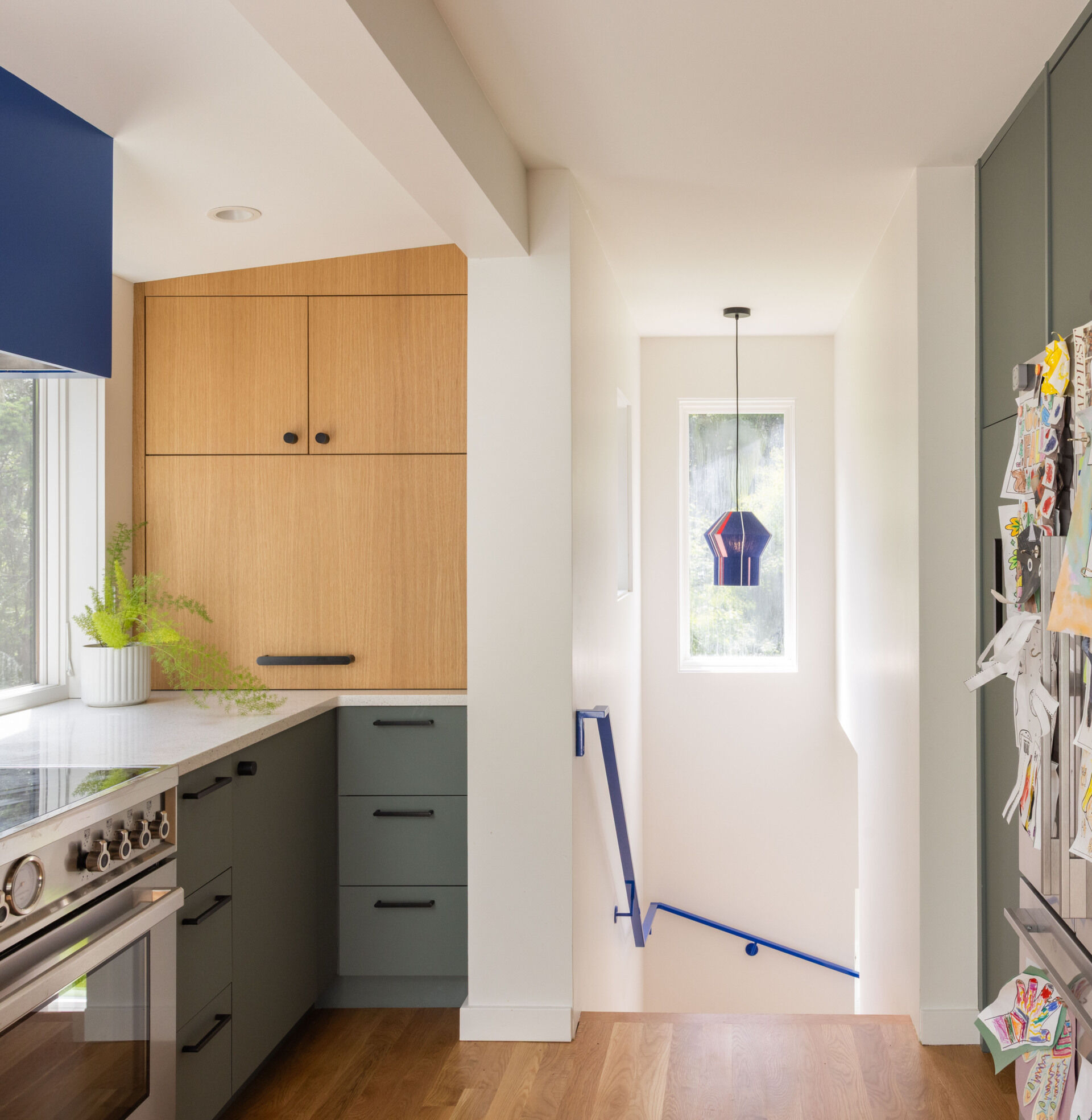 A reimagined basement with an ADU provides flexible living for extended family.