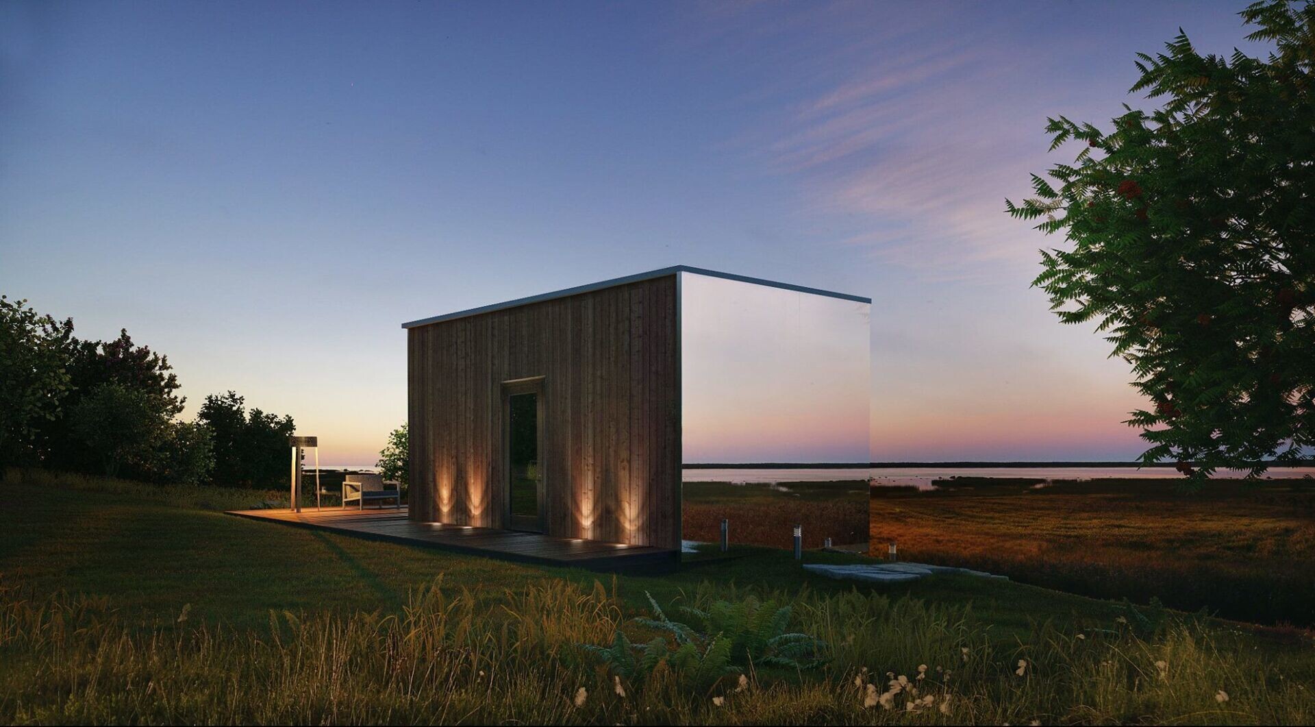 ÖÖD Houses are modular, prefabricated cabins blending Nordic design, mirrored glass, and clever interiors for compact, stylish living in nature.