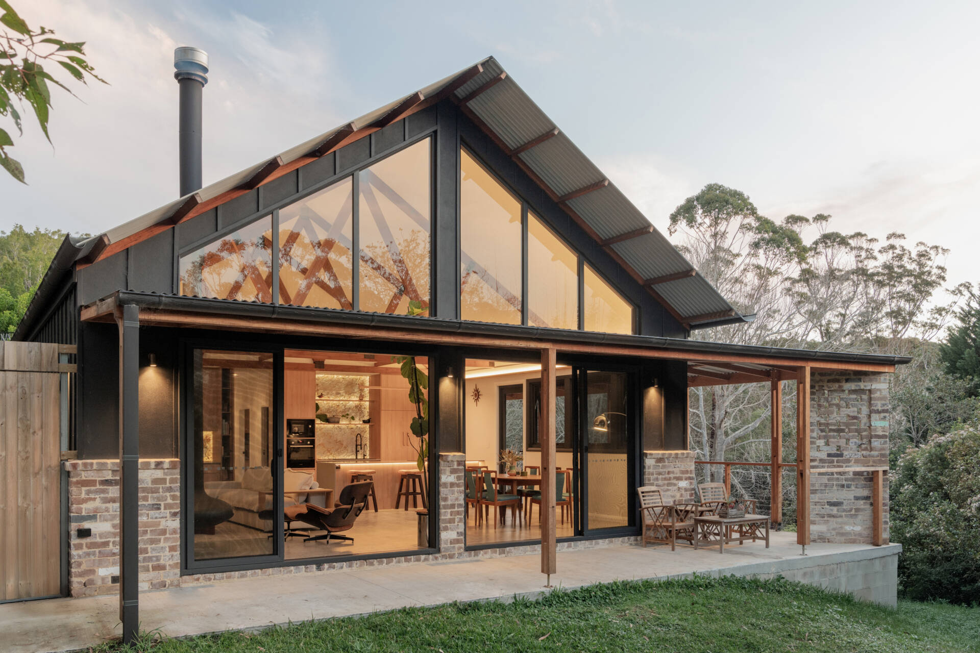 Leporte Residence reimagines the Australian farmhouse for a coastal setting. Designed by Lyric Architects, its gabled form, hardwood cladding, and refined detailing blend nostalgia with innovation, creating a home that feels timeless yet distinctly modern.