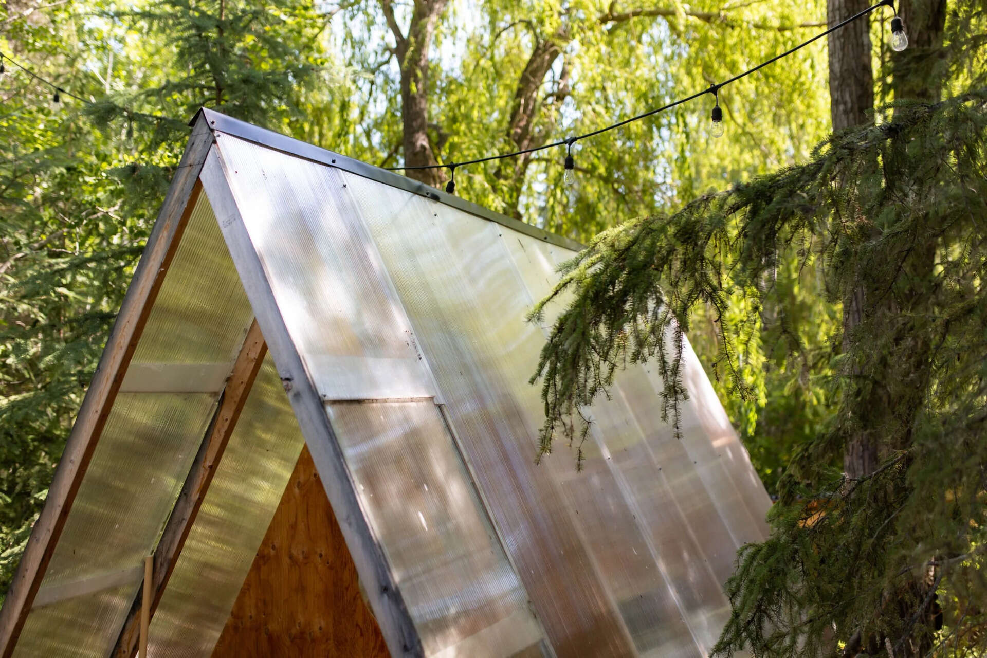 A tiny treehouse in the forests of Canada that’s also home to local birds. Designed by Studio North, the Birdhut blends into the canopy with its whimsical design, reclaimed materials, and built-in birdhouses that let humans and wildlife share the same space.