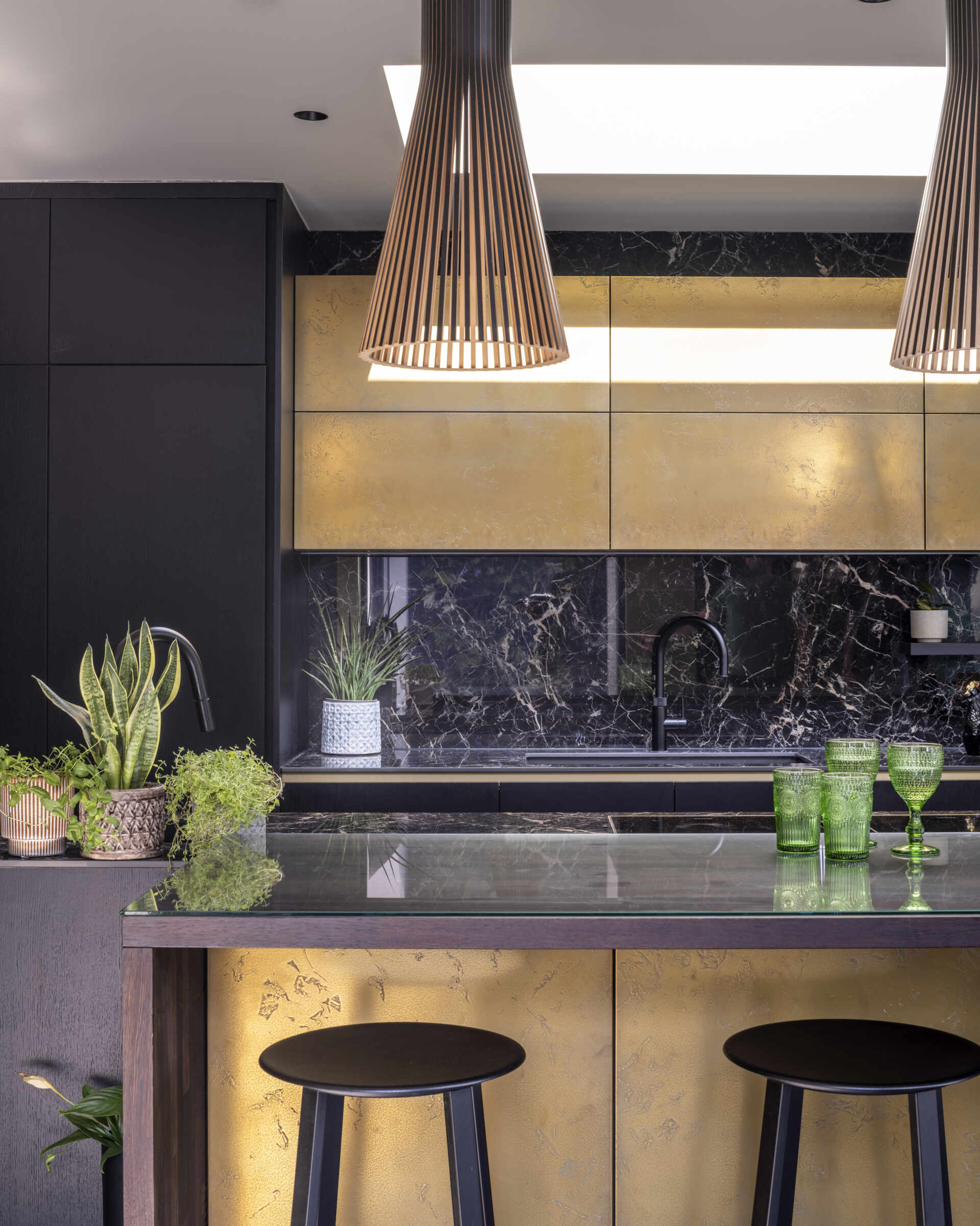 A spacious dining and kitchen area that’s built for entertaining—simple, warm, and beautifully connected to the outdoors.