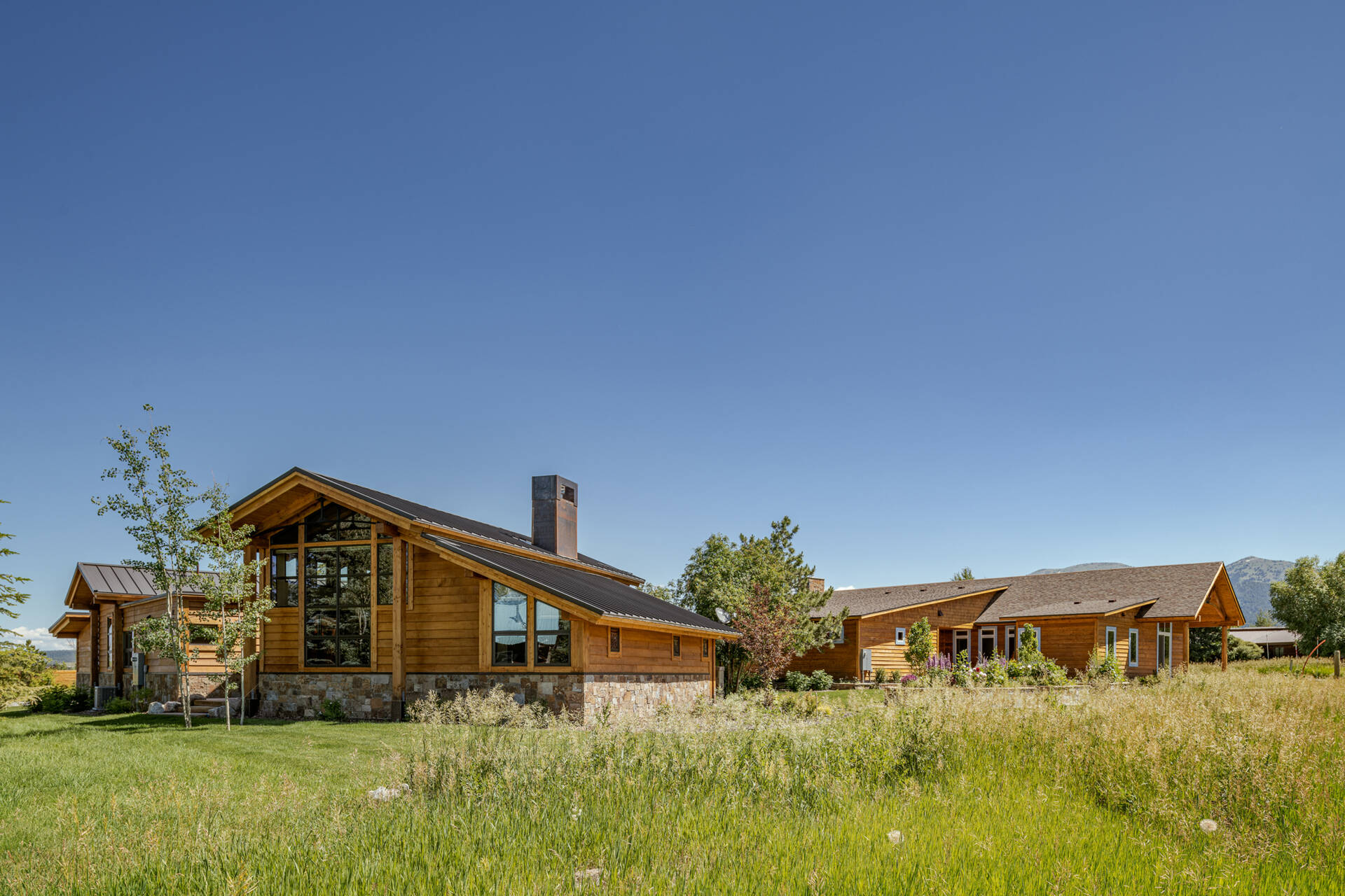 Ward + Blake Architects preserved the original post-and-beam structure while creating a whimsical, light-filled home with playful details, radiant floors, and stunning mountain views.