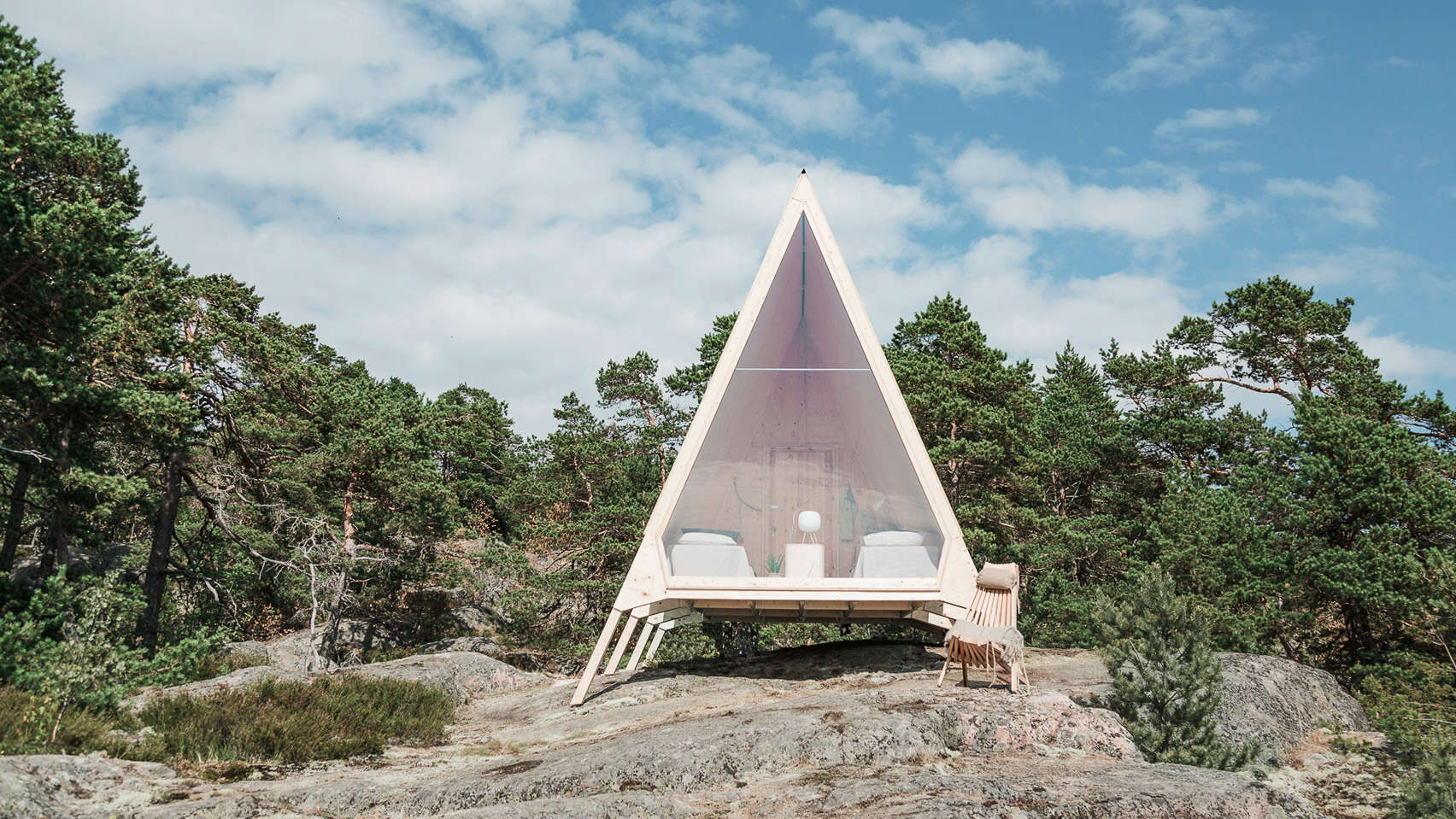 A tiny Finnish cabin near Helsinki shows how zero emission living can work, combining renewable energy, minimal interiors, and a design that leaves no trace on the landscape.