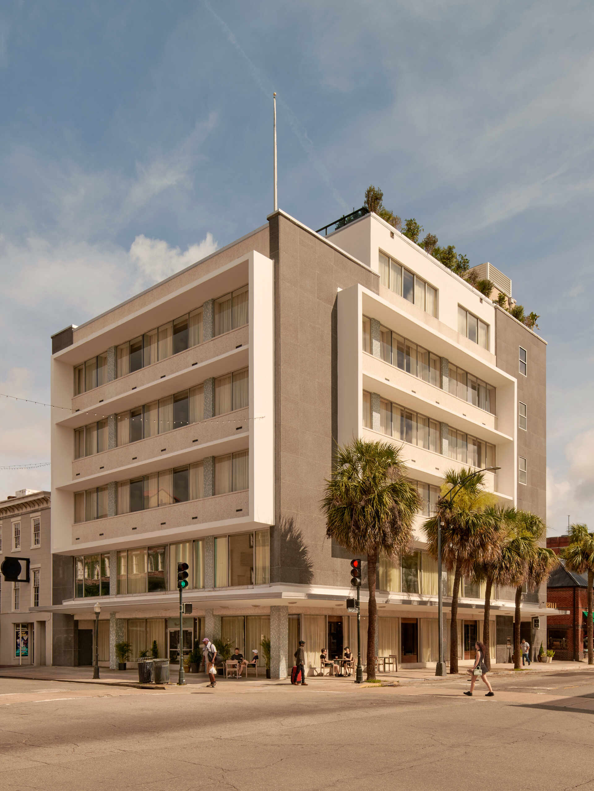 A former 1960s bank in downtown Savannah reopens as Municipal Grand, blending preserved mid-century architecture with a hotel designed around city life.