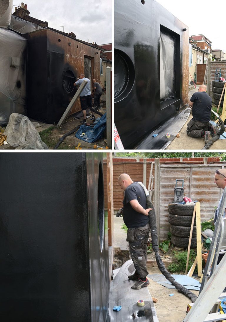 Victorian Rig This Victorian House Extension Was Sprayed With Rubber Usually Reserved ...