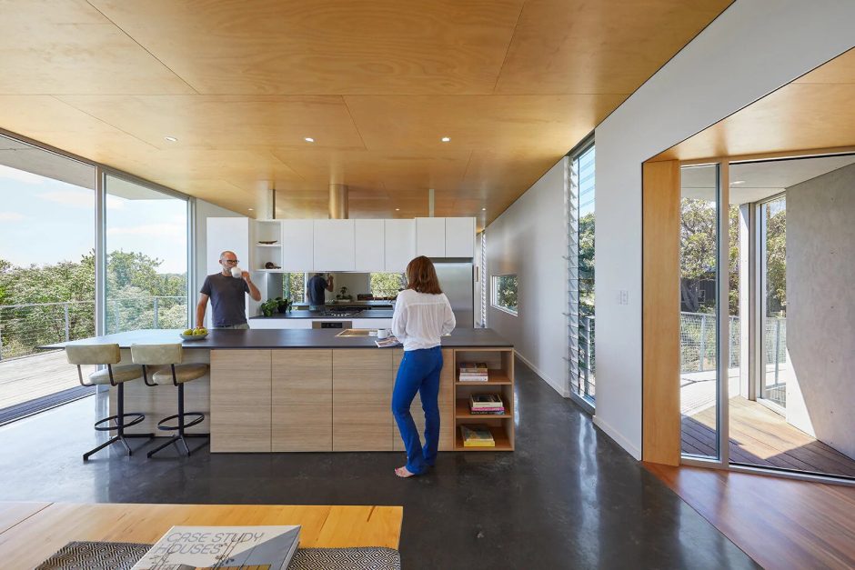 An Elevated Home Built to Sit Lightly on the Land