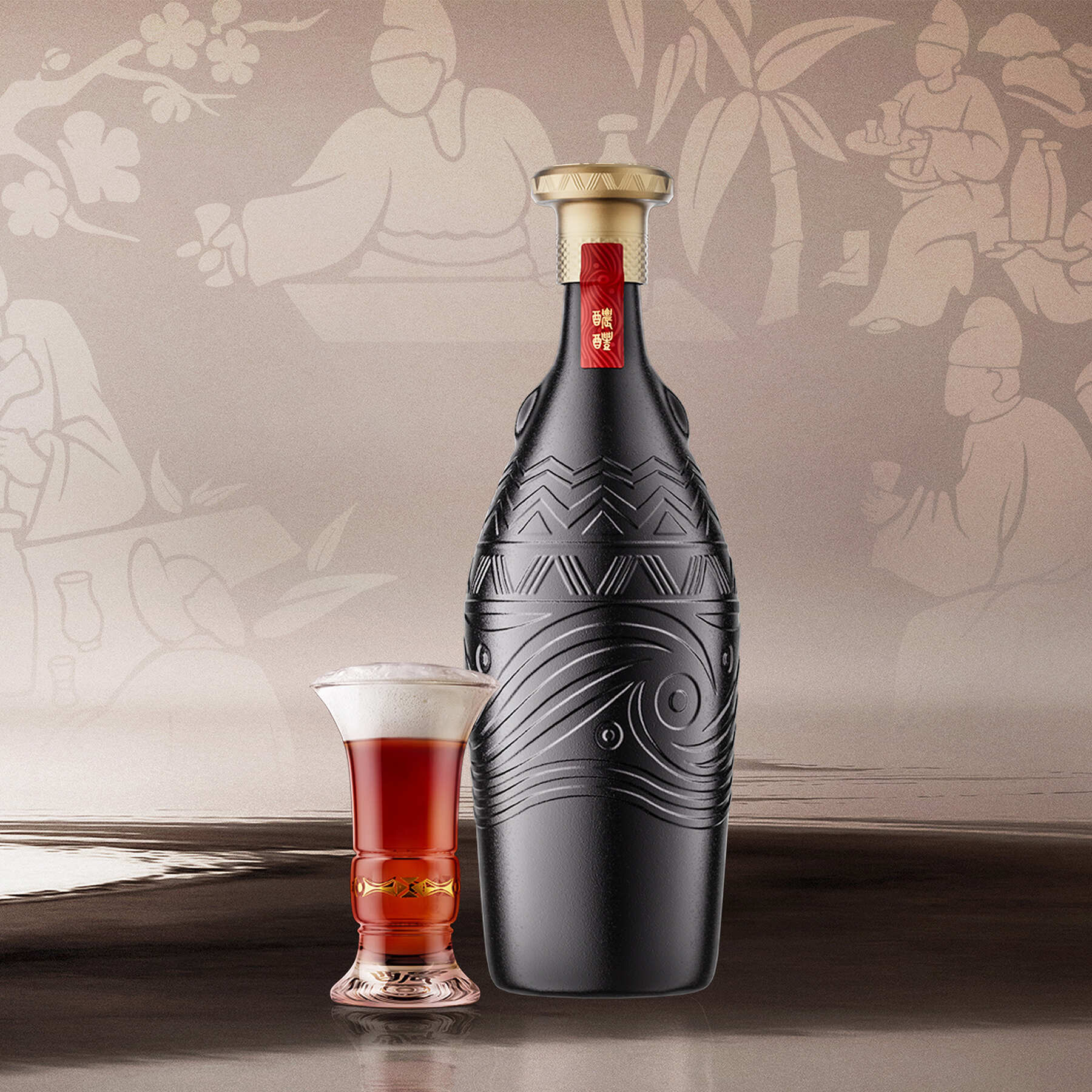 Envasado de cerveza Nongli de China Resources Snow Beer.