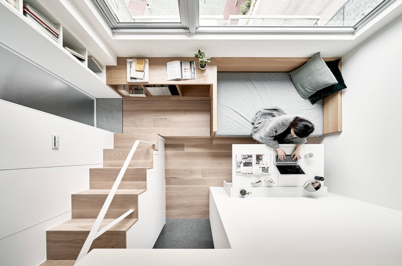 A tiny Taipei apartment redesigned by A Little Design shows how thoughtful planning can transform just 189 sqft into a functional and calming city home.