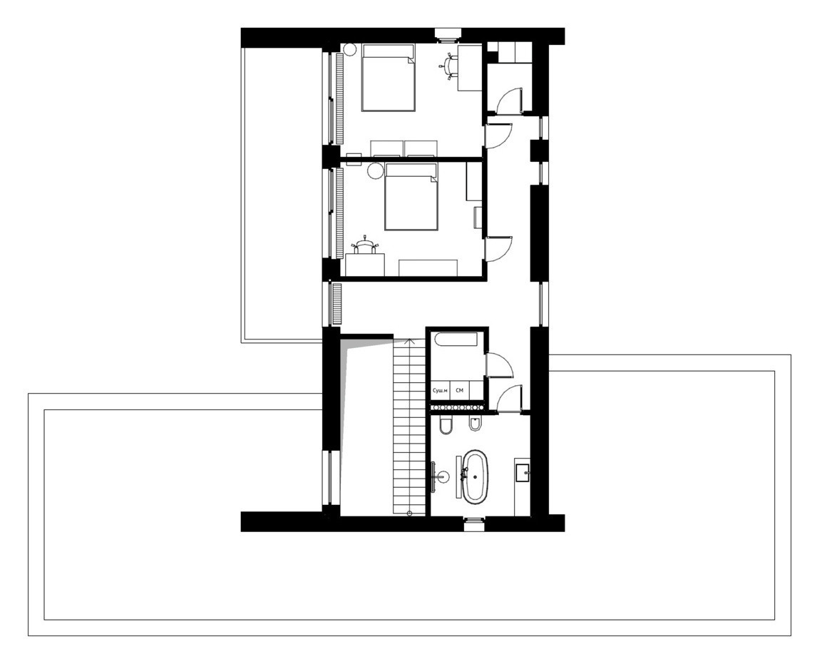 The drawings of this modern home reveal how privacy, openness, and nature are balanced through careful planning rather than added features.