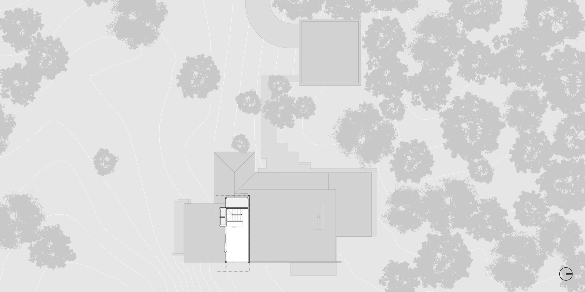 Los dibujos arquitectónicos revelan cómo esta casa de Ontario se integra cuidadosamente con las montañas de Malmo mientras se abre a la naturaleza.