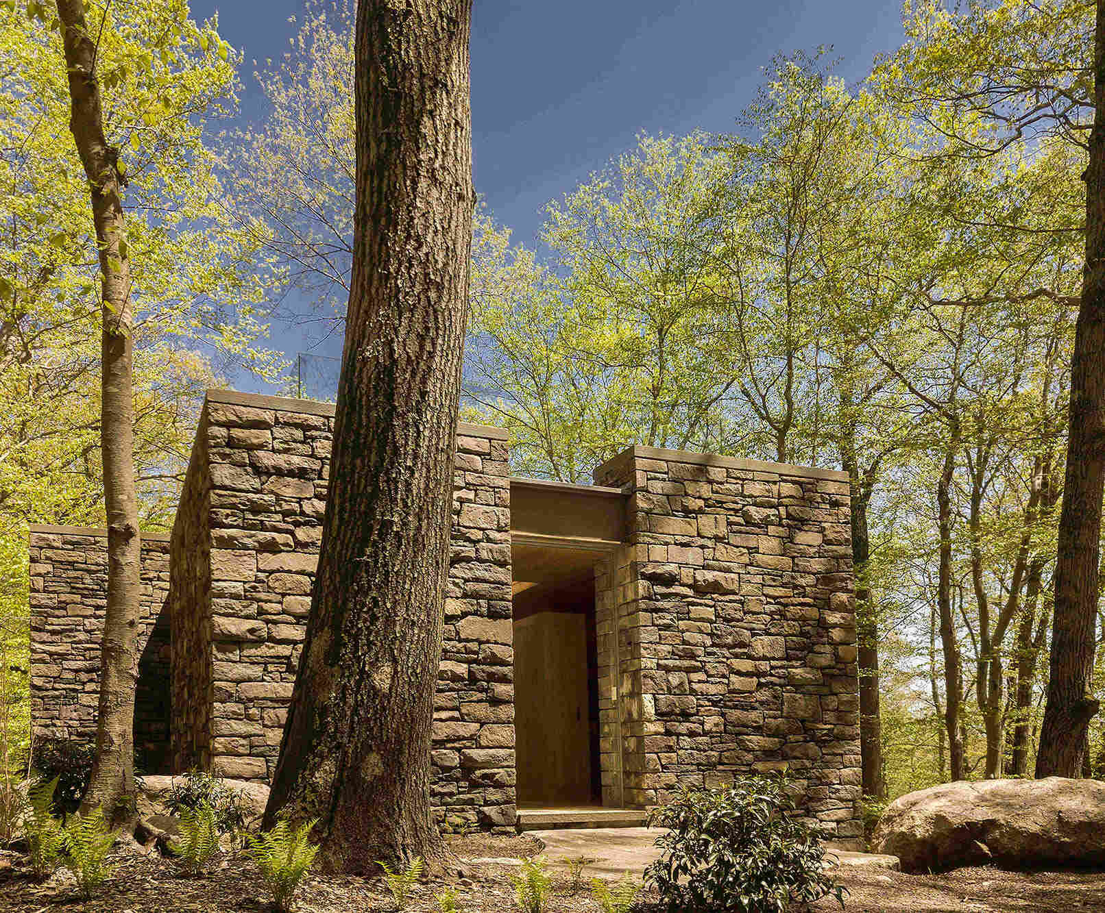 A serene hilltop studio where writing, meditation, and observing nature come together in harmony.
