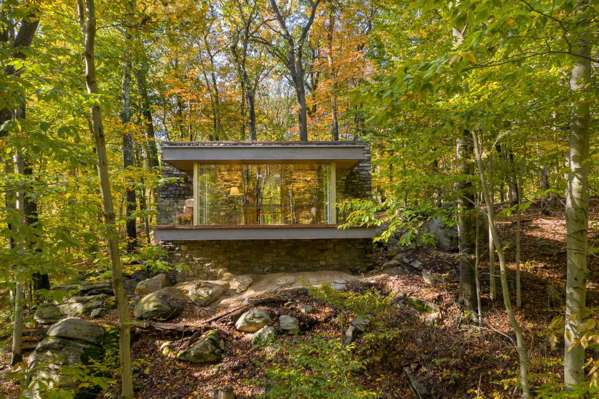 A serene hilltop studio where writing, meditation, and observing nature come together in harmony.