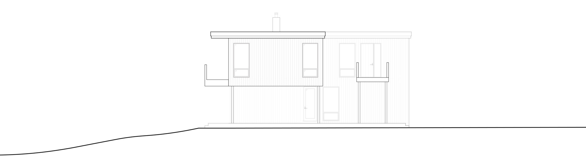 Long Lake Cottage brings together elevated living spaces, grounded materials, and a layout shaped by both landscape and lifestyle. By placing shared areas above and private rooms below, the design opens the home to views while keeping a strong connection to the forest floor.