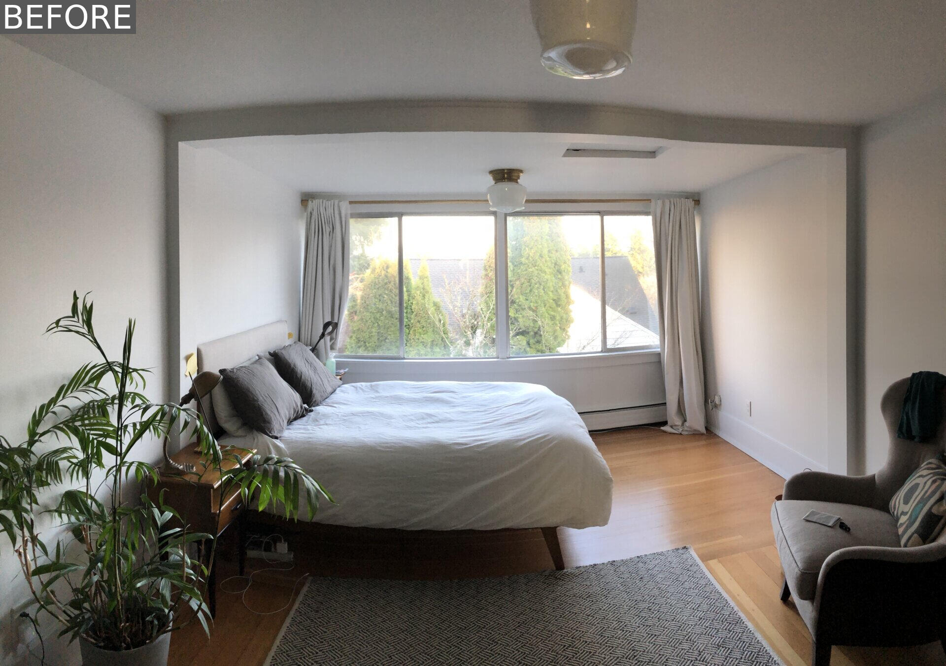 BEFORE - bedroom renovation.