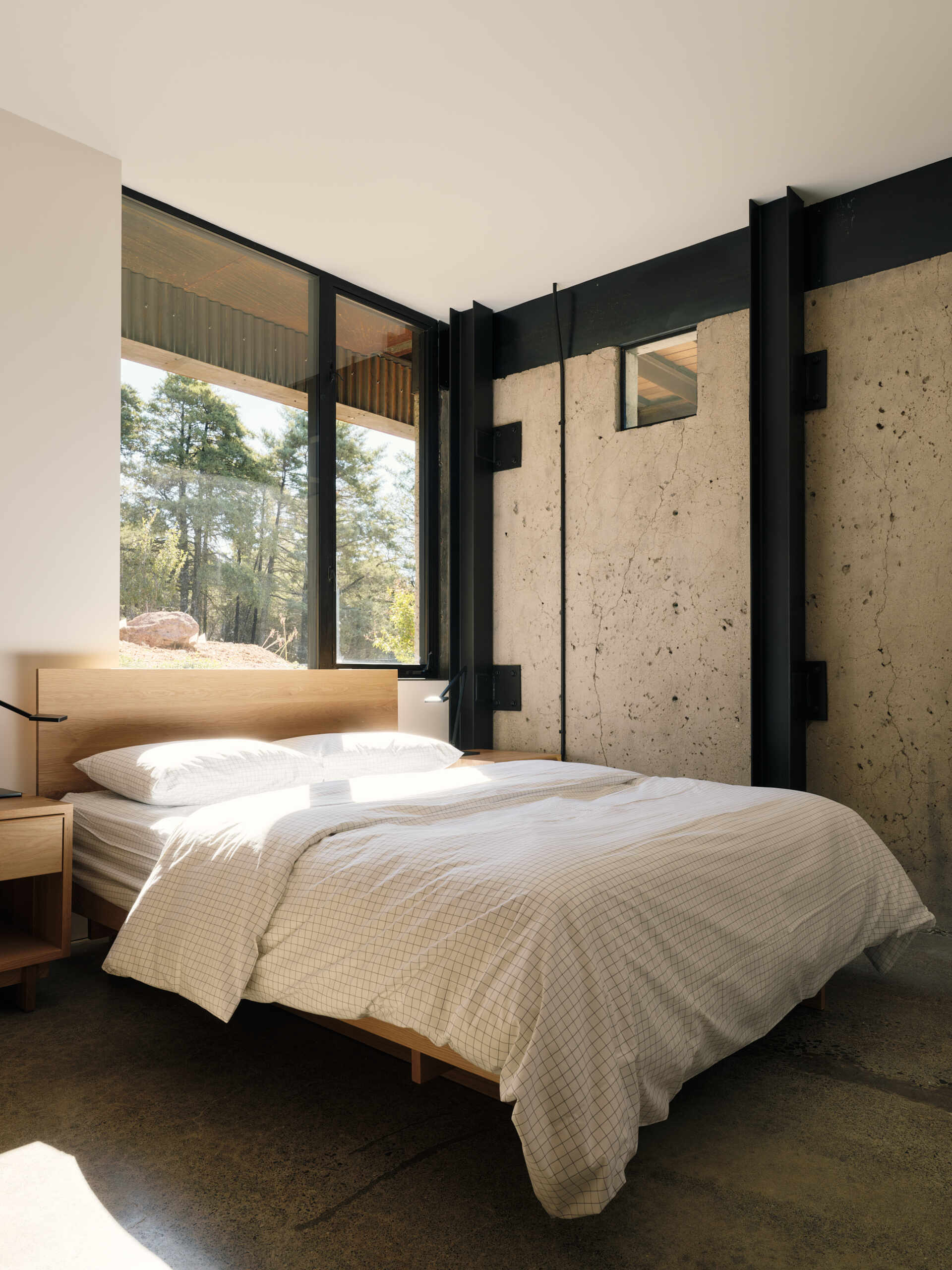 The primary bedroom is located on the main level, ensuring it remains easily accessible as the owners age, while the other bedrooms are located on the lower level of the home.