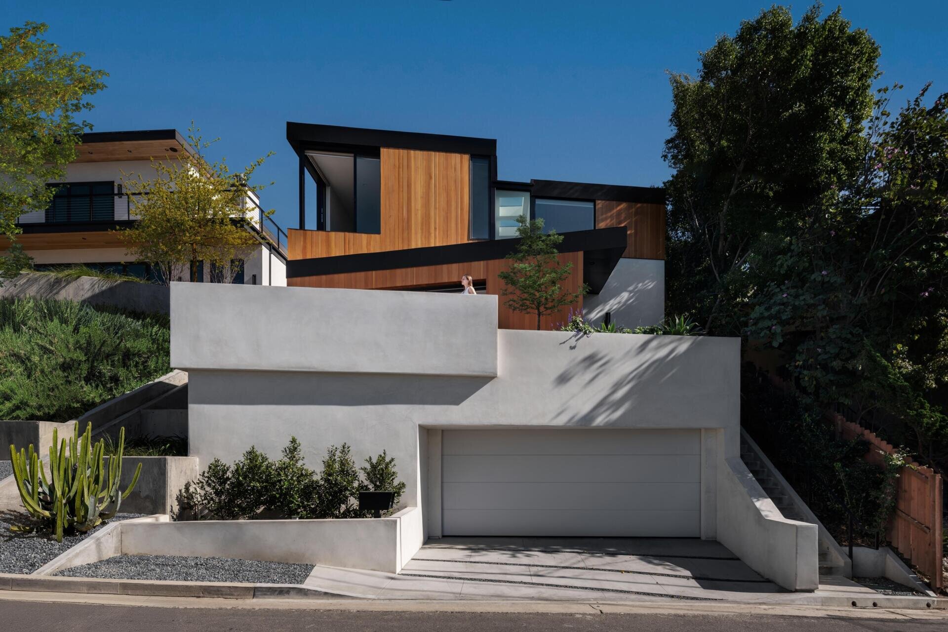 A steep Los Angeles hillside becomes a layered home where each level reveals something new.