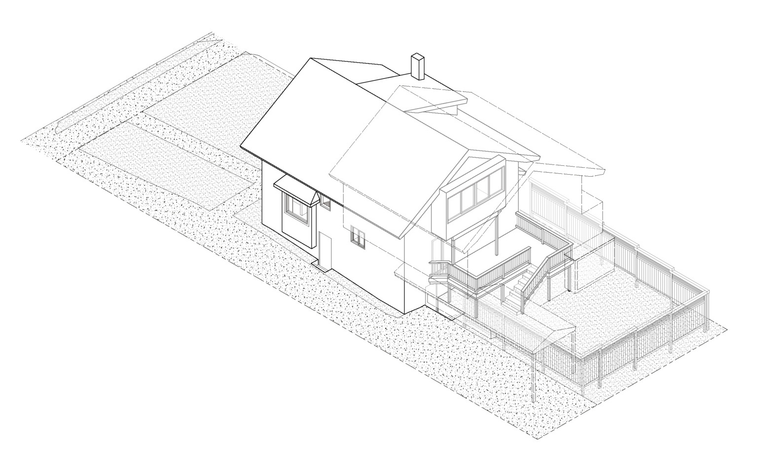 Smart architectural planning reshapes this home, using section and flow to make a small footprint feel significantly larger.