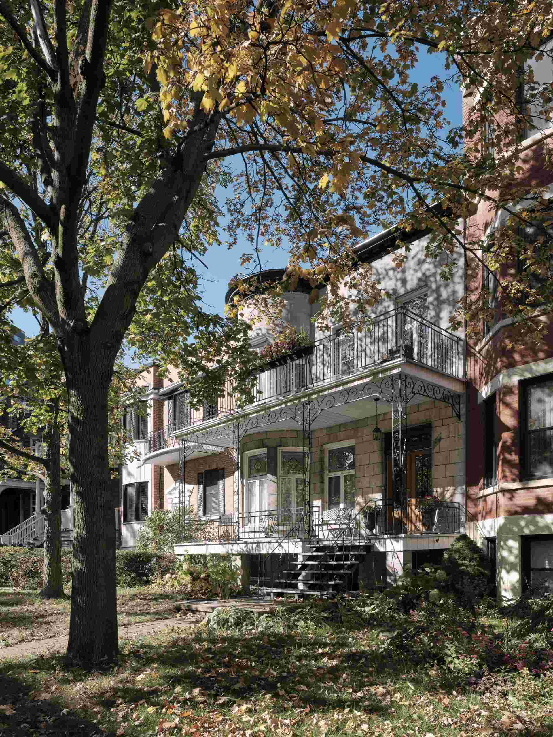 A 1907 Montreal home keeps its historic façade while being completely redesigned for modern accessibility.