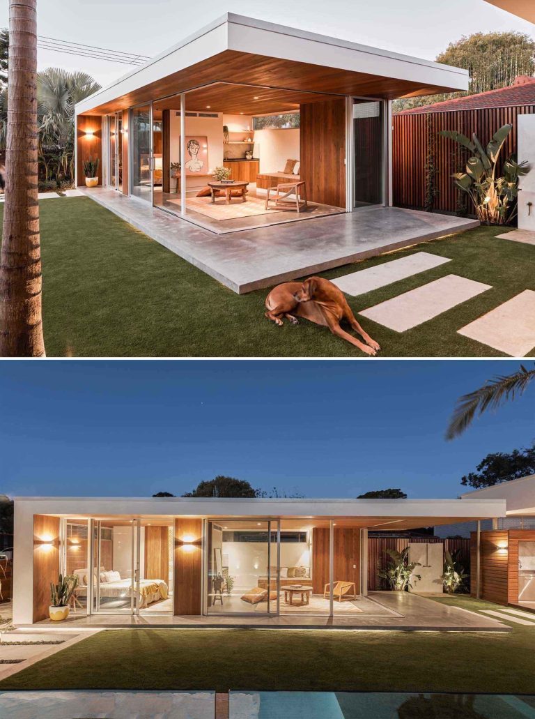 Inside a Mid-Century Inspired Granny Flat