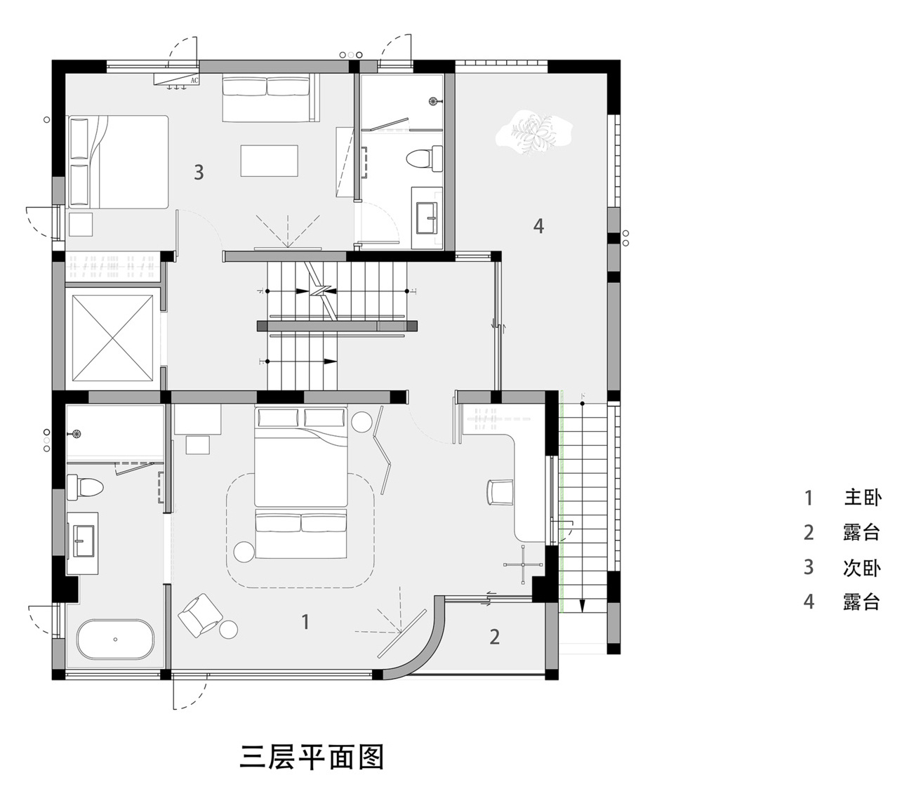 The floor plans of Coastal Villa Residence reveal how split-level architecture and smart circulation design maximize light, airflow and functionality on a compact rural site.