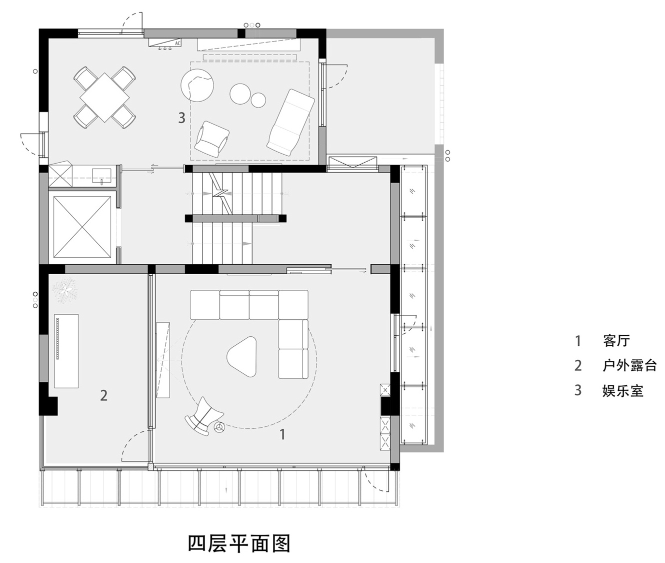 The floor plans of Coastal Villa Residence reveal how split-level architecture and smart circulation design maximize light, airflow and functionality on a compact rural site.