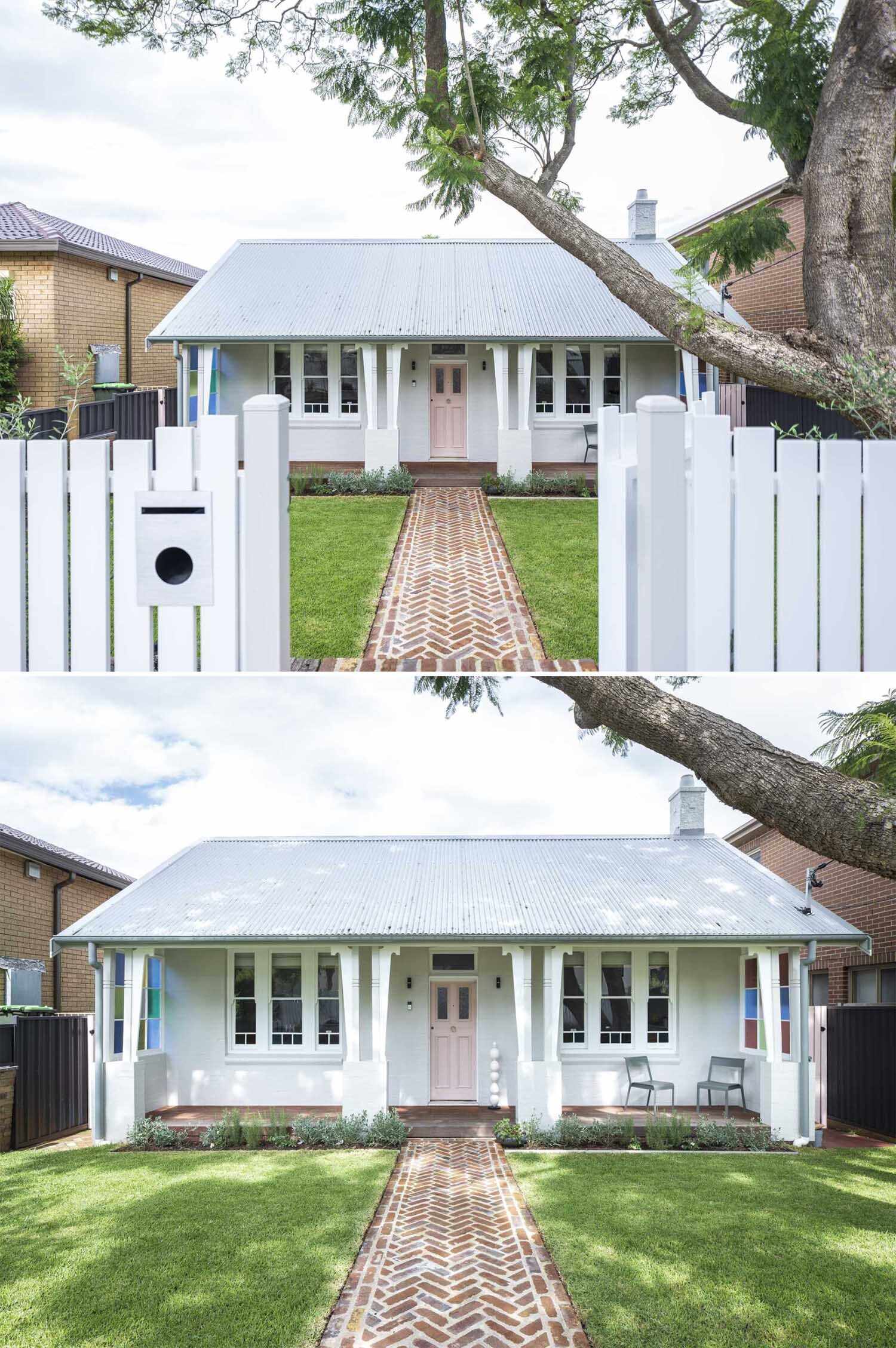 A charming Sydney cottage keeps its traditional street appeal while revealing a bright contemporary extension hidden behind the original home.