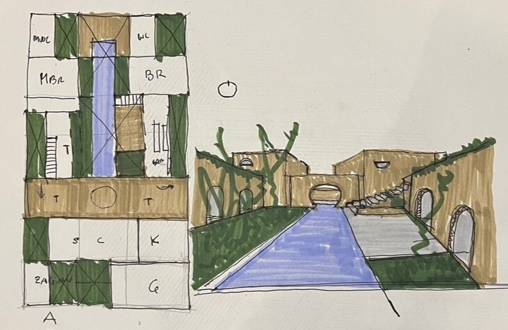 Eclipse House in Mérida, Mexico, is a striking exploration of geometry, light, and landscape. Designed by Etea and Ghostframe, the home features a dramatic double-height gallery, arch-lined walkways, circular openings that inspired its name, and lush gardens woven throughout the architecture.