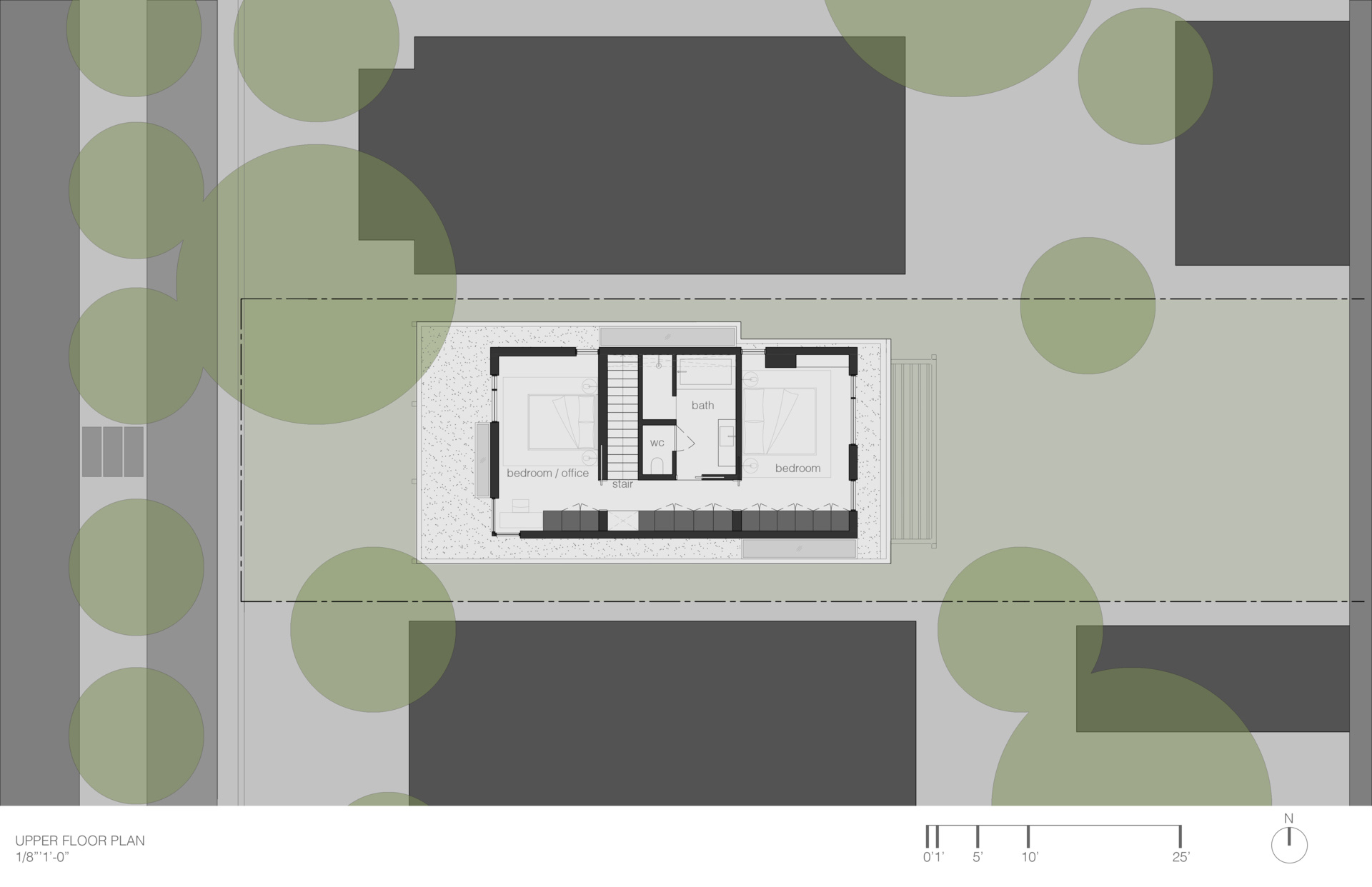 Floor plans and site drawings reveal the smart layout behind this compact yet spacious Seattle home.