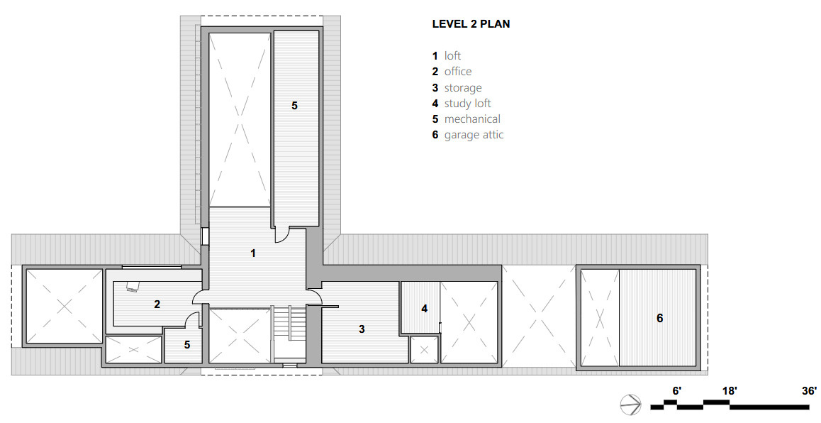 The site's layout balances privacy, family living, and waterfront views through a simple yet highly functional floor plan.