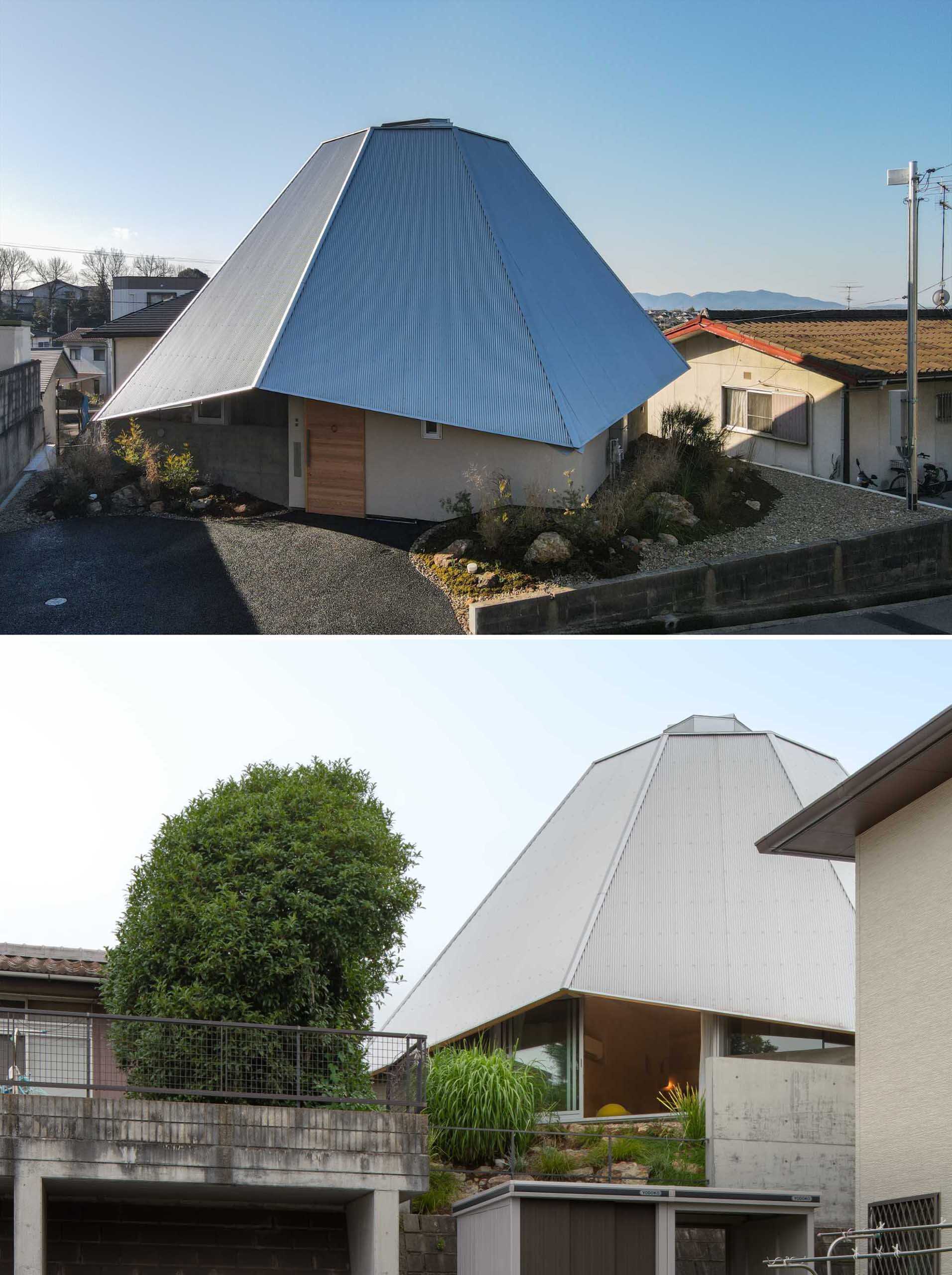 Discover a remarkable spiderweb-inspired home in Fukuyama, Japan, where an octagonal form, angled roof, and bold geometry transform a suburban family house into a striking architectural landmark.