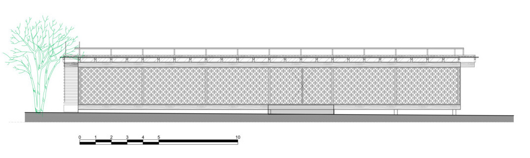 See how the plans and sections reveal the stepped design, rooftop garden, open living spaces and climate-responsive features of Muxarabi House.