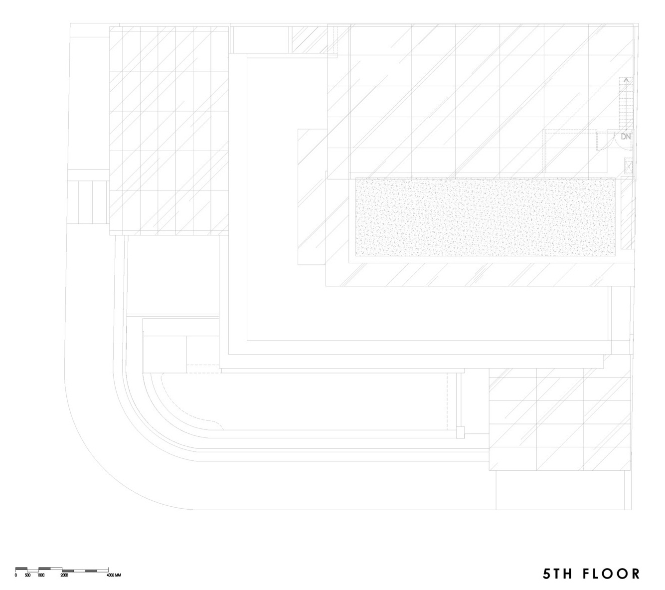 Architectural plans reveal how the courtyard, pool and elevated living spaces work together to shape this Jakarta home.