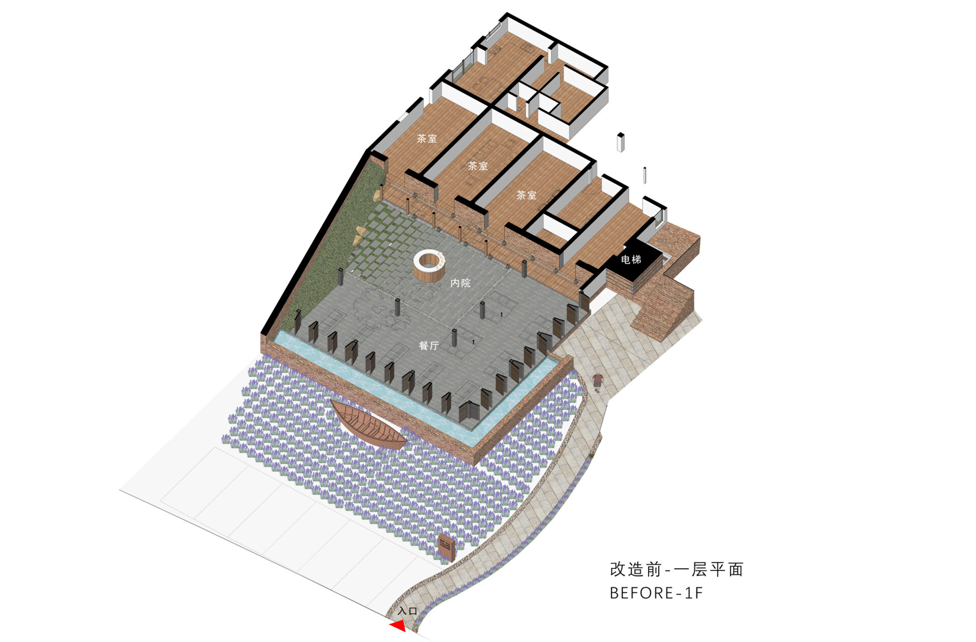 Explore the floor plans, sections and elevations that reveal how MINAX transformed Manwu Jimu Guesthouse into one of Dali's most distinctive architectural renovations.