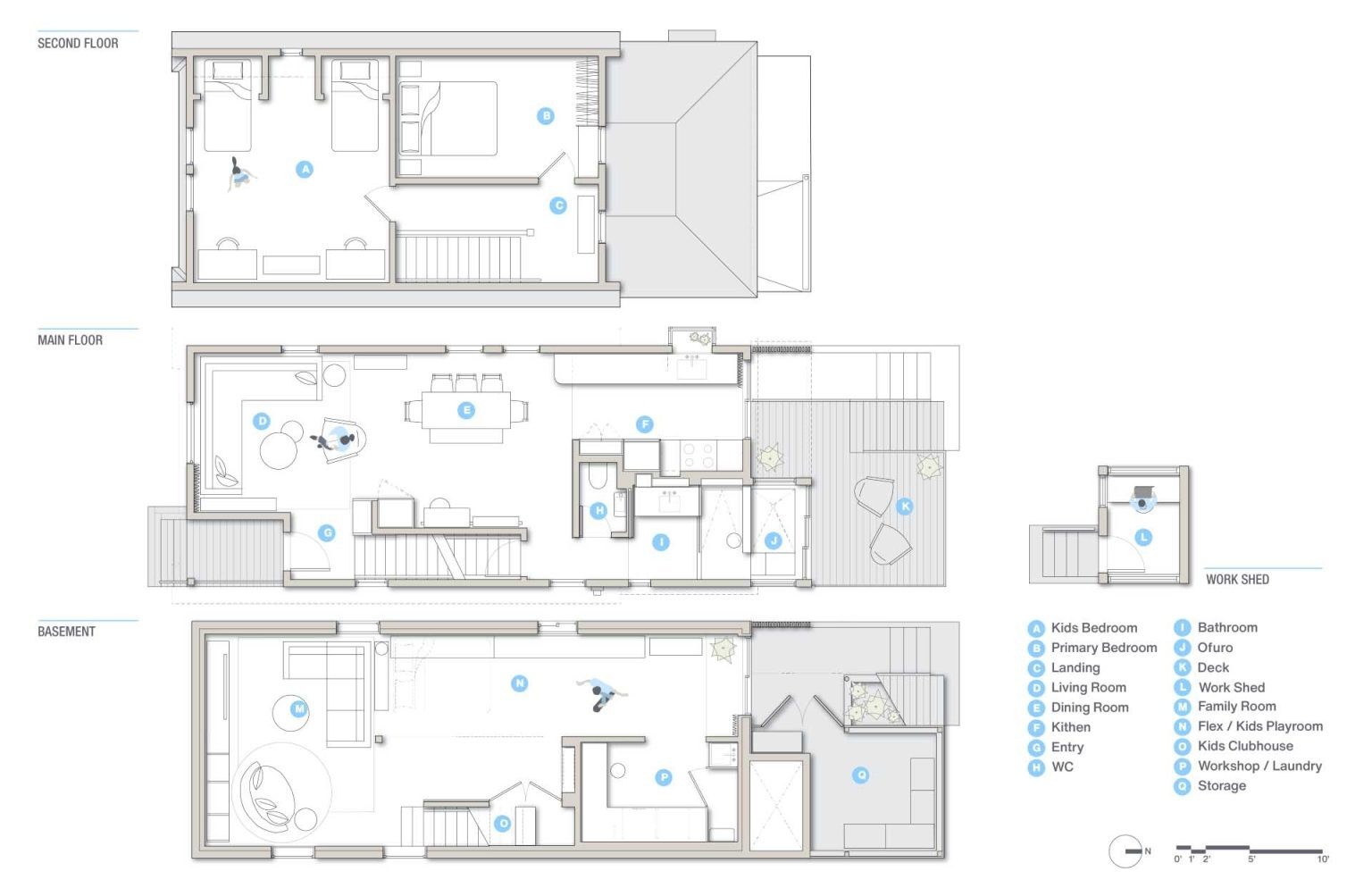Explore the floor plans behind this clever remodel and see how a tiny addition transformed the home's layout and signature bathroom.
