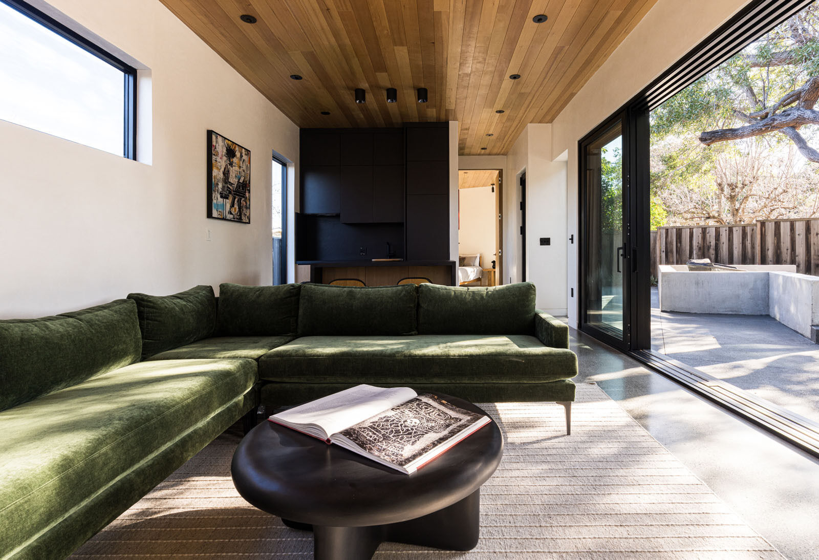The home includes two additional living spaces that make it easy to accommodate changing family needs. A junior accessory dwelling unit provides room for extended family, while a detached accessory dwelling unit offers even more flexibility.