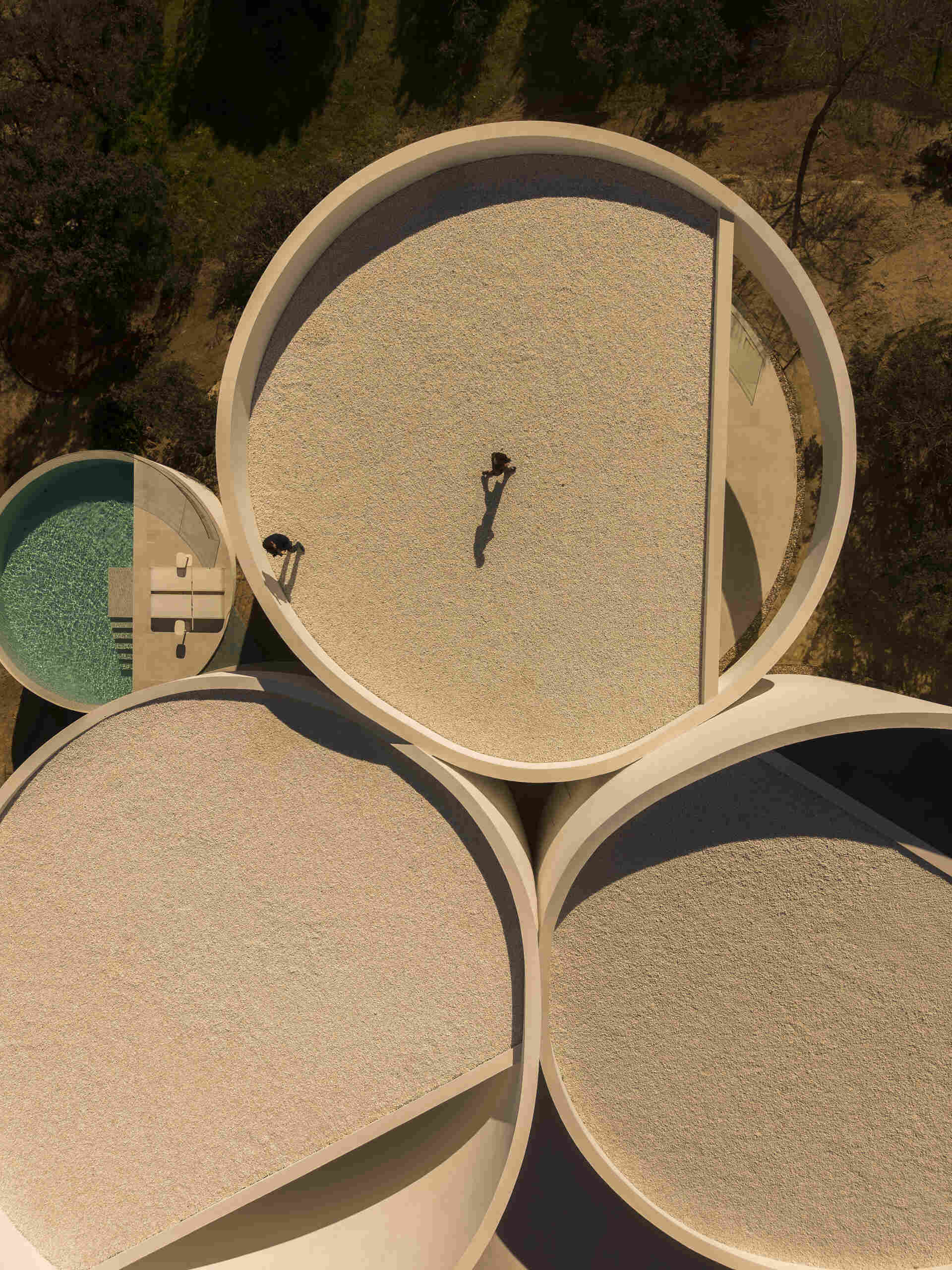 Explore how five curved volumes and an unusual floor plan combine to create one of Madrid's most distinctive contemporary homes.